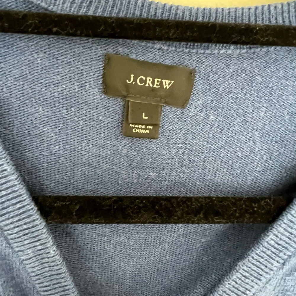 J. Crew Men's Slate V-Neck Sweater